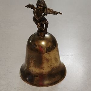 Antique Brass Angel Bell